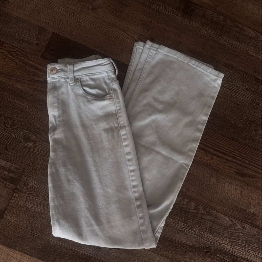 H&M Light Blue Wide Leg Jeans